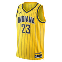 Indiana Pacers Jordan Brand Replica Statement Edition Swingman Jersey - Gold - Aaron Nesmith -
