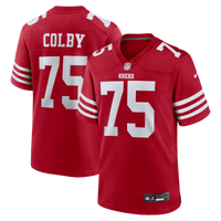San Francisco 49ers Connor Colby Scarlet jersey – view 1