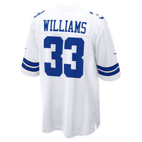 Dallas Cowboys Javonte Williams White jersey – view 4