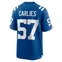 Indianapolis Colts Jaylon Carlies Royal jersey – view 4