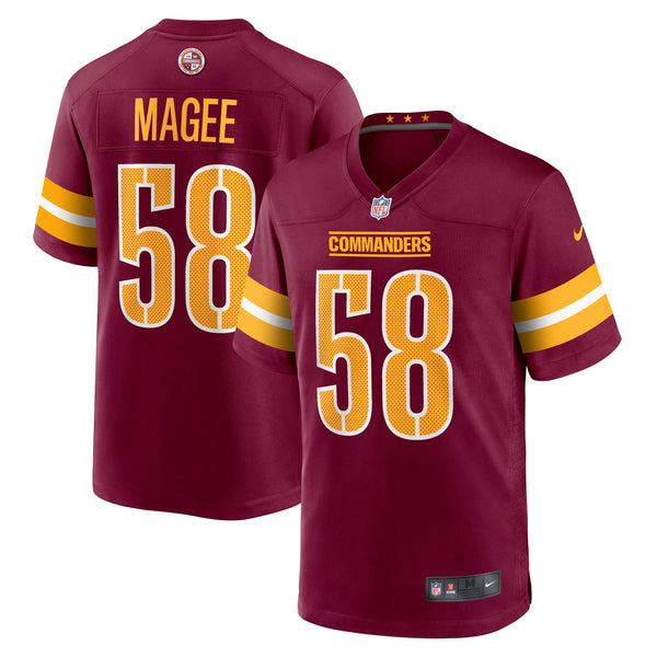 Washington Commanders Jordan Magee Nike Burgundy Game Jersey