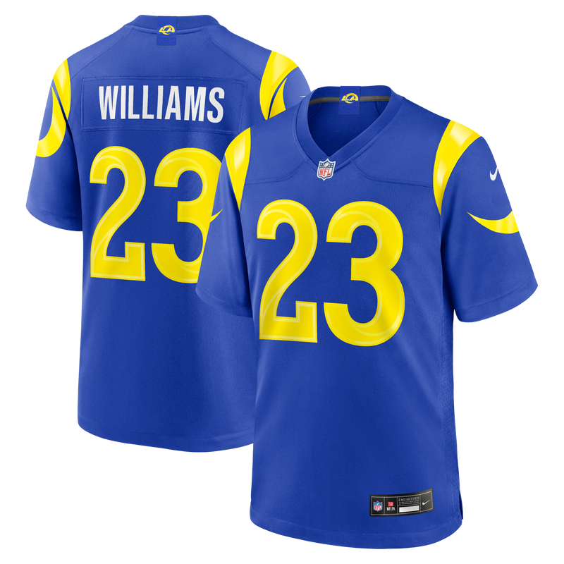Los Angeles Rams Kyren Williams Royal jersey – view 1
