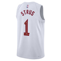 Cleveland Cavaliers Nike Association Edition Swingman Jersey - White - Max Strus -