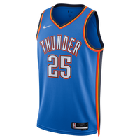 Oklahoma City Thunder Nike Icon Edition Swingman Jersey - Blue - Ajay Mitchell -