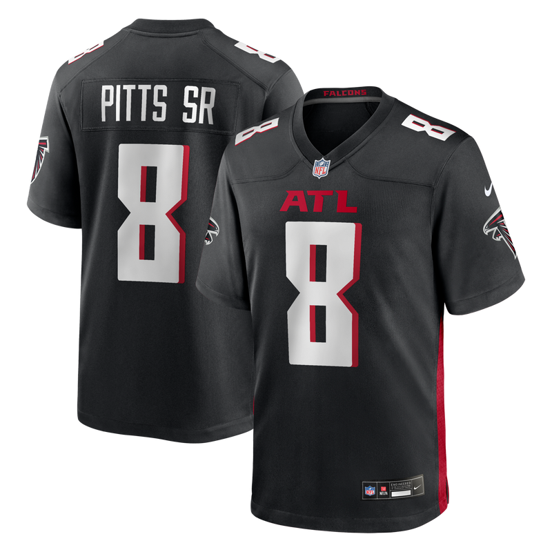 Atlanta Falcons Kyle Pitts Sr. Black jersey – view 1