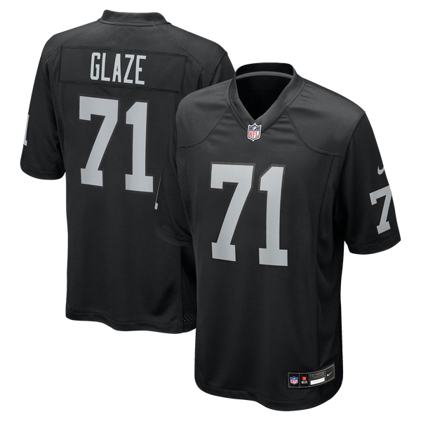 Las Vegas Raiders DJ Glaze Nike Black Team Game Jersey