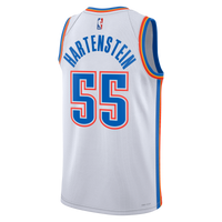 Oklahoma City Thunder Nike Association Edition Swingman Jersey - White - Isaiah Hartenstein -
