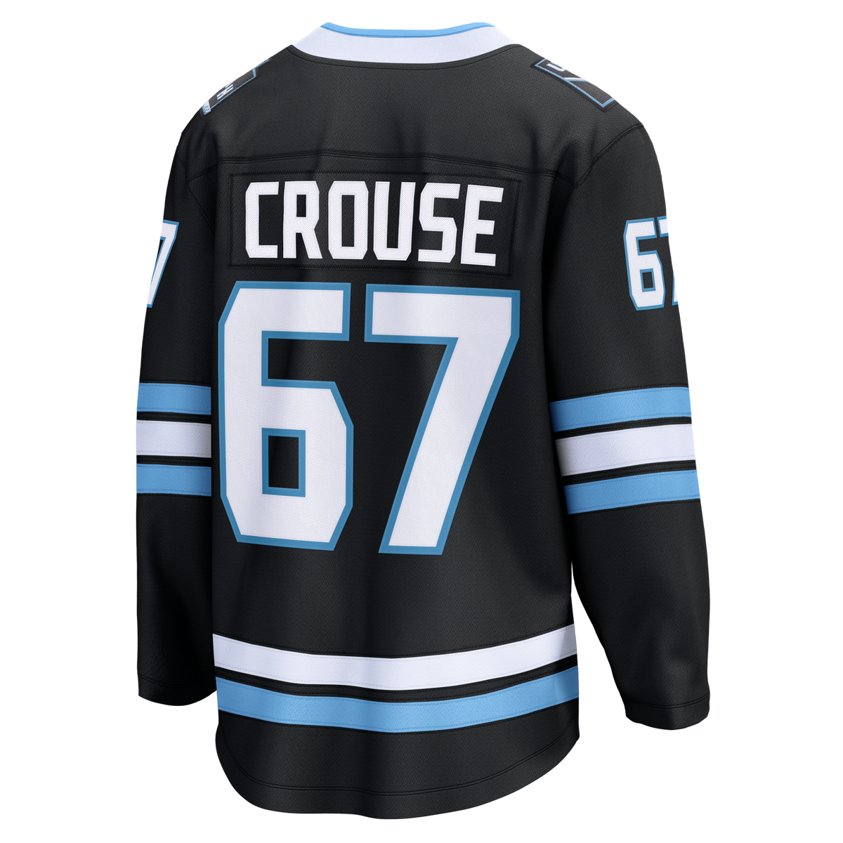 Utah Mammoth Lawson Crouse Fanatics Black Home Breakaway Player Jersey