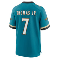 Jacksonville Jaguars Brian Thomas Jr. Teal jersey – view 4