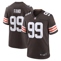 Cleveland Browns Logan Fano Nike Brown Team Game Jersey