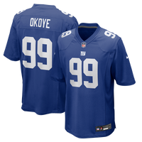 New York Giants Basil Okoye Nike Royal Team Game Jersey