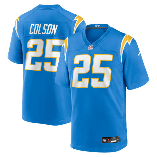 Los Angeles Chargers Junior Colson Nike Powder Blue Team Game Jersey