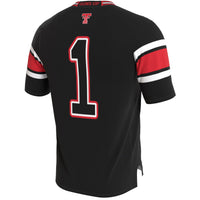 Texas Tech Red Raiders GameDay Greats Lightweight Collegiate Football Blackout Fashion Jersey - Black