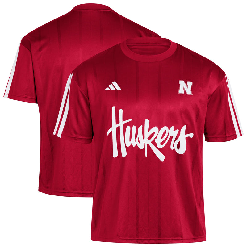 Nebraska Huskers adidas Soccer Fashion Jersey - Red
