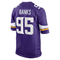 Minnesota Vikings Caleb Banks Purple jersey – view 4