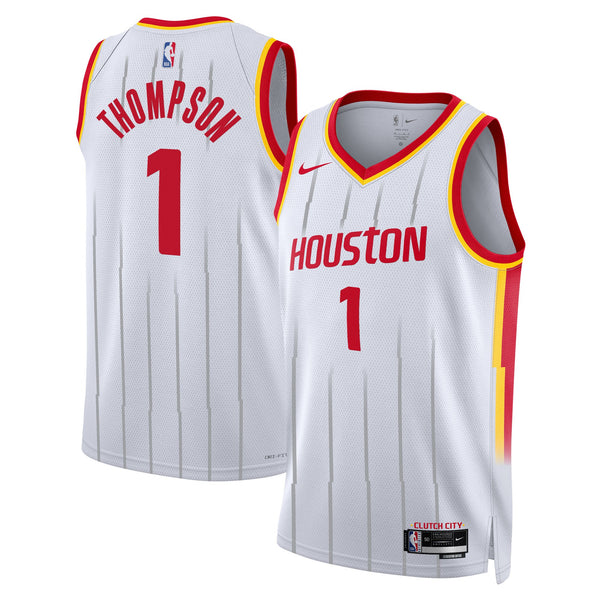 Houston Rockets Nike Replica Association Edition Swingman Jersey - White - Amen Thompson -