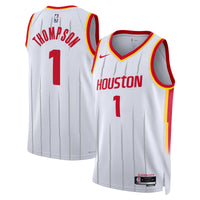 Houston Rockets Nike Replica Association Edition Swingman Jersey - White - Amen Thompson -