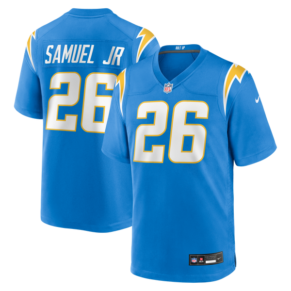 Los Angeles Chargers Asante Samuel Jr. Nike Powder Blue Game Player Jersey