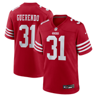 San Francisco 49ers Isaac Guerendo Scarlet jersey – view 1