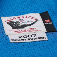 Detroit Lions Calvin Johnson Blue jersey – view 8