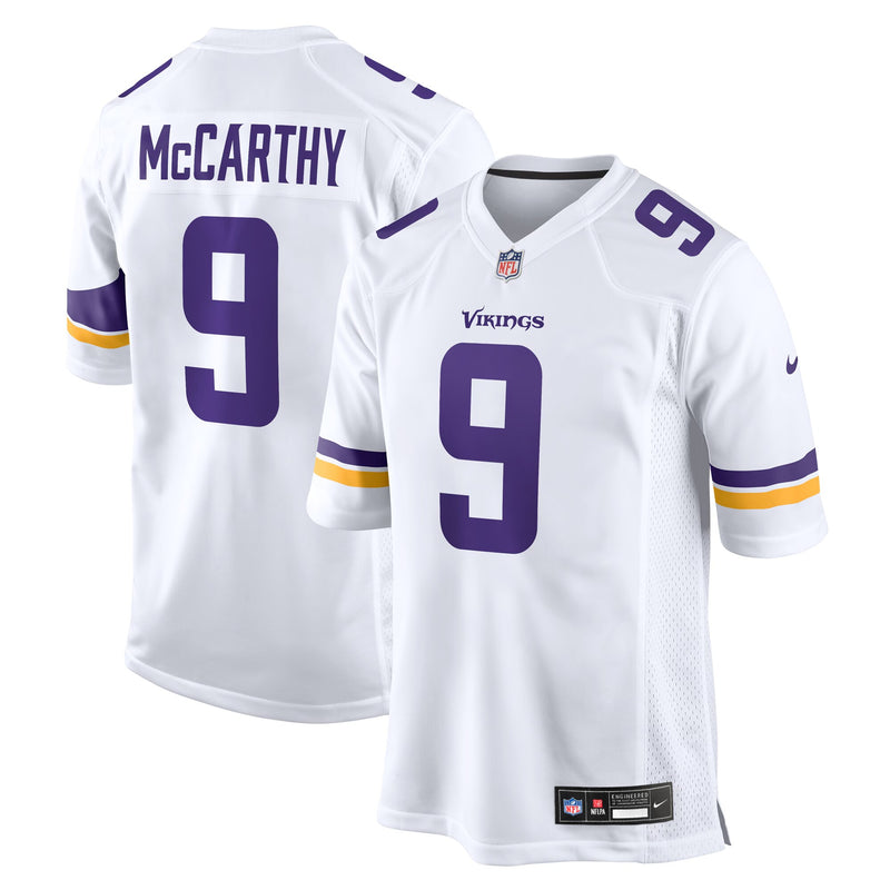 Minnesota Vikings J.J. McCarthy White jersey – view 1
