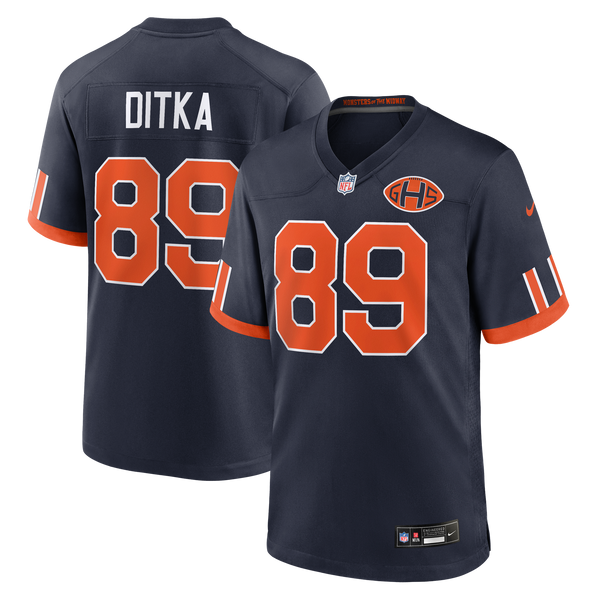 Chicago Bears Mike Ditka Nike Navy 2026 Rivalries Collection Game Jersey