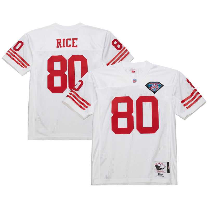San Francisco 49ers Jerry Rice White jersey – view 1