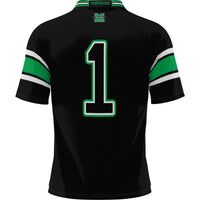 #1 Marshall Thundering Herd GameDay Greats Football Jersey - Black