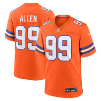 Denver Broncos Zach Allen Orange jersey – view 1