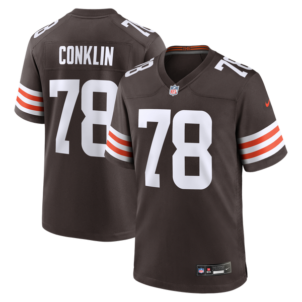 Cleveland Browns Jack Conklin Nike Brown Team Game Jersey