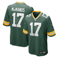 Green Bay Packers Brandon McManus Green jersey – view 1
