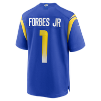 Los Angeles Rams Emmanuel Forbes Jr. Royal jersey – view 3