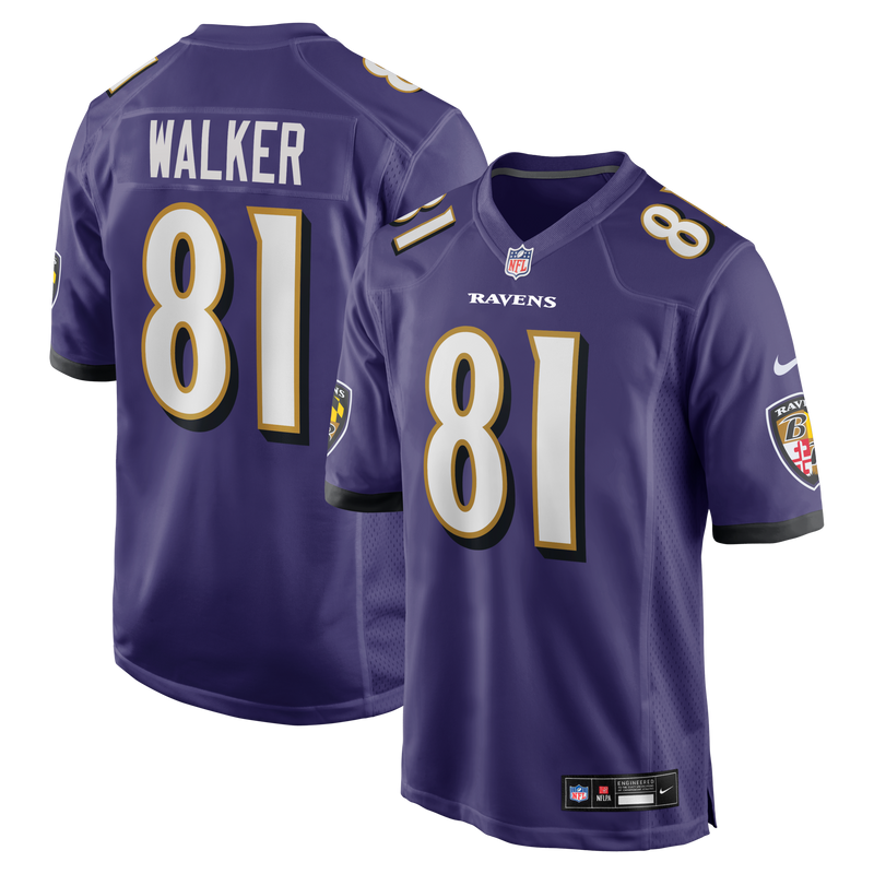 Baltimore Ravens Devontez Walker Purple jersey – view 1