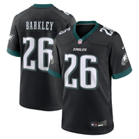 Philadelphia Eagles Saquon Barkley Black jersey – view 1