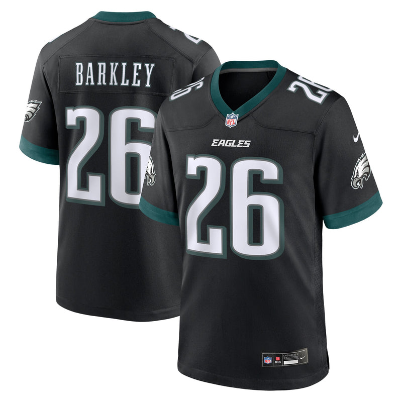 Philadelphia Eagles Saquon Barkley Black jersey – view 1