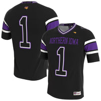 Northern Iowa Panthers GameDay Greats Lightweight Collegiate Football Blackout Fashion Jersey - Black