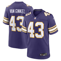 Minnesota Vikings Andrew Van Ginkel Purple jersey – view 1