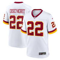 Washington Commanders Jacory Croskey-Merritt White jersey – view 2