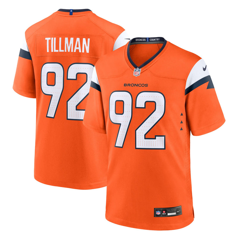 Denver Broncos Dondrea Tillman Orange jersey – view 1