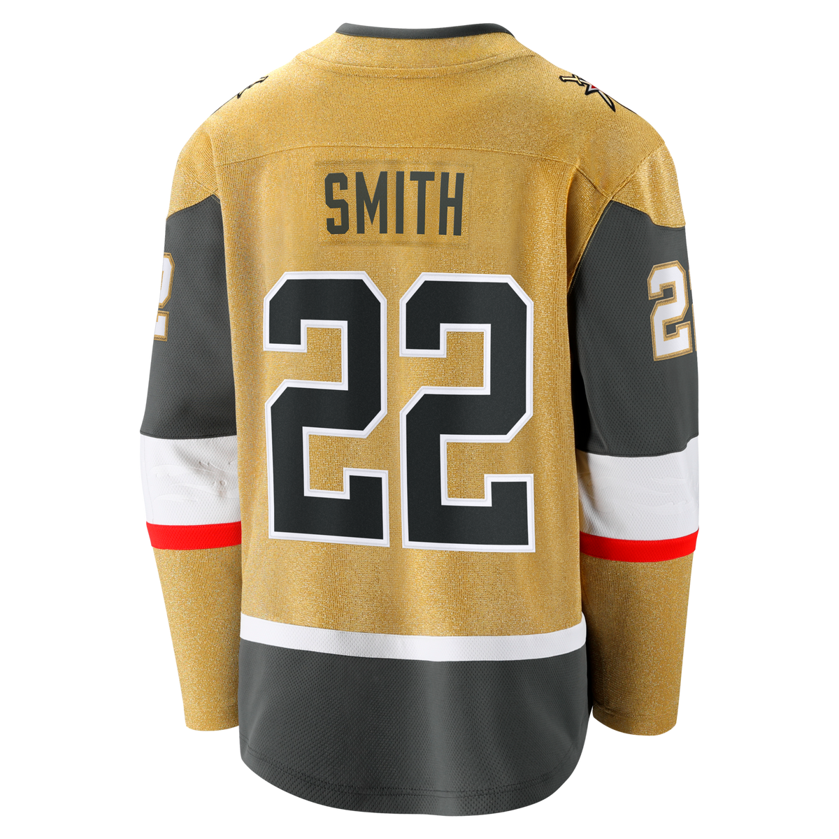 Vegas Golden Knights Cole Smith Fanatics Gold Home Breakaway Jersey