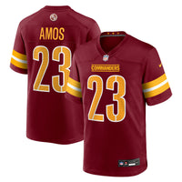 Washington Commanders Trey Amos Burgundy jersey – view 2