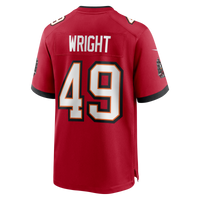 Tampa Bay Buccaneers Owen Wright Red jersey – view 4