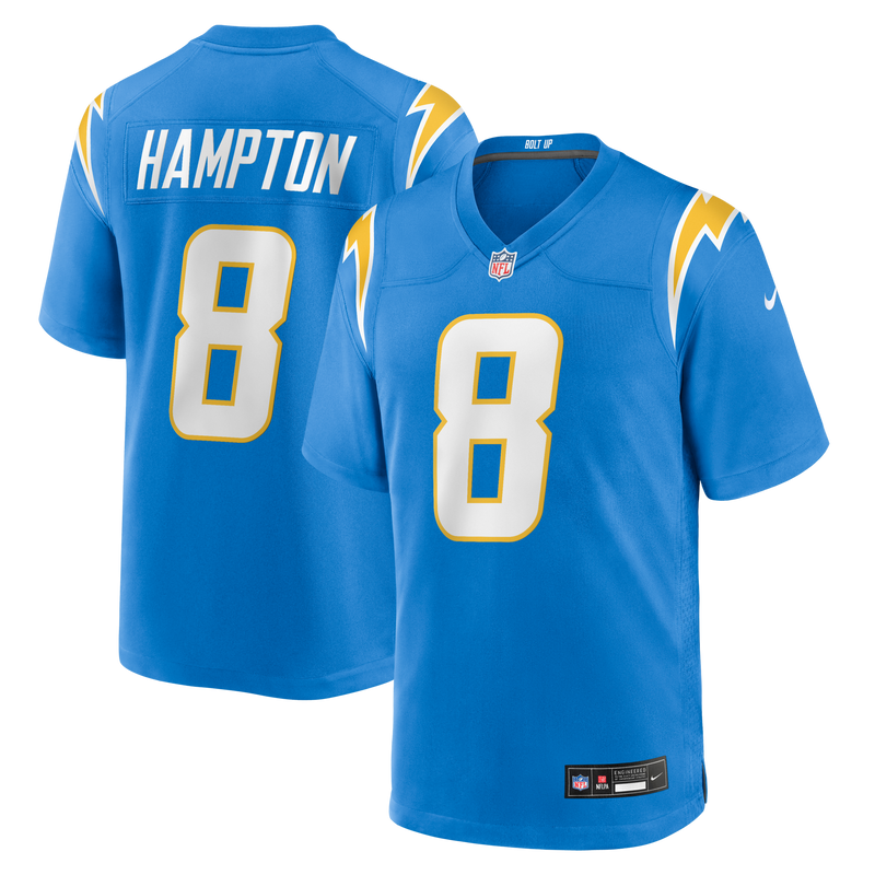 Los Angeles Chargers Omarion Hampton jersey – view 1