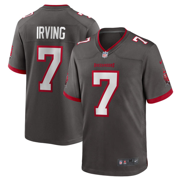 Tampa Bay Buccaneers Bucky Irving Nike Pewter Alternate Game Jersey