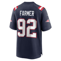 New England Patriots Joshua Farmer Navy jersey – view 4