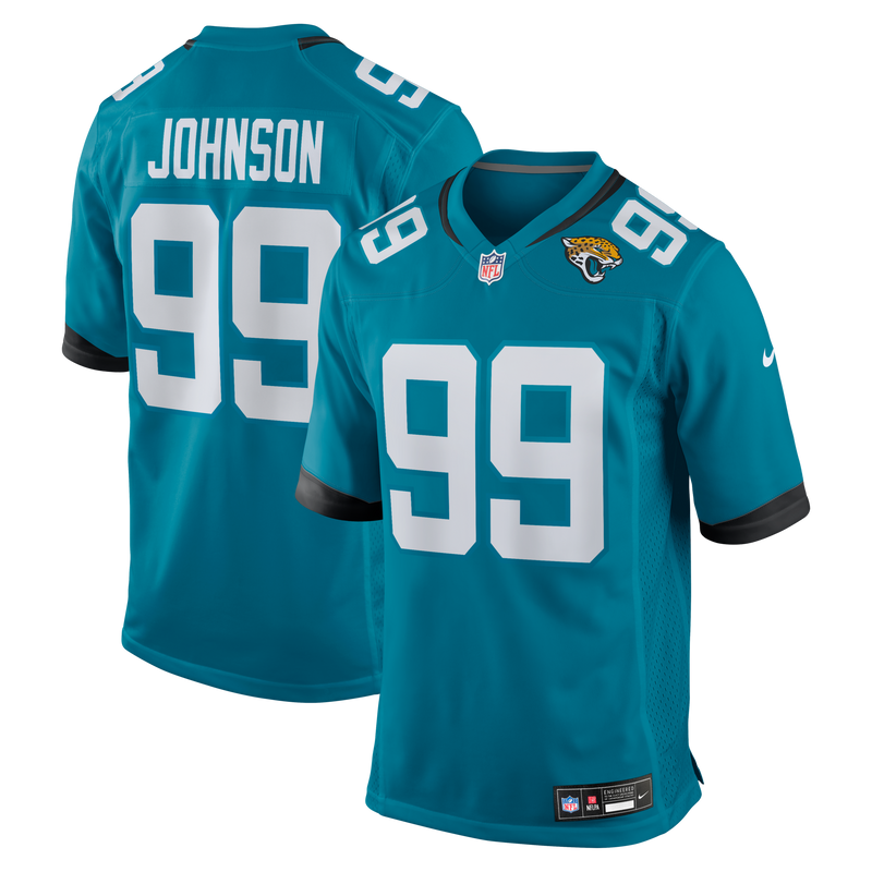 Jacksonville Jaguars Austin Johnson Teal jersey – view 1