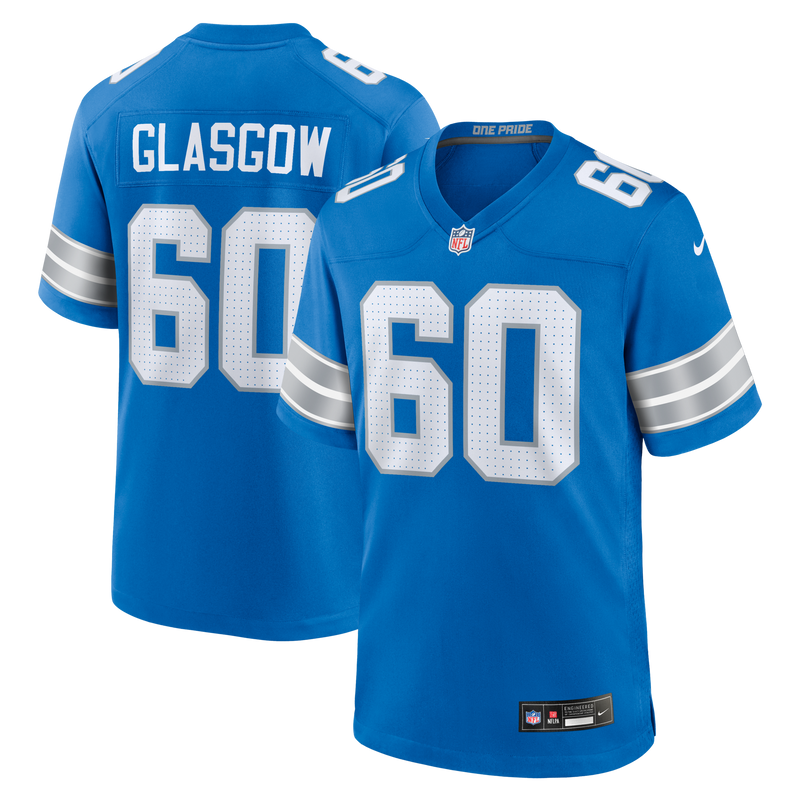 Detroit Lions Graham Glasgow Blue jersey – view 1