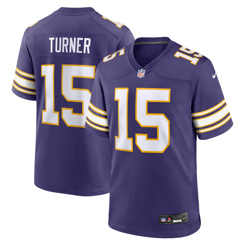 Minnesota Vikings Dallas Turner Purple jersey – view 1