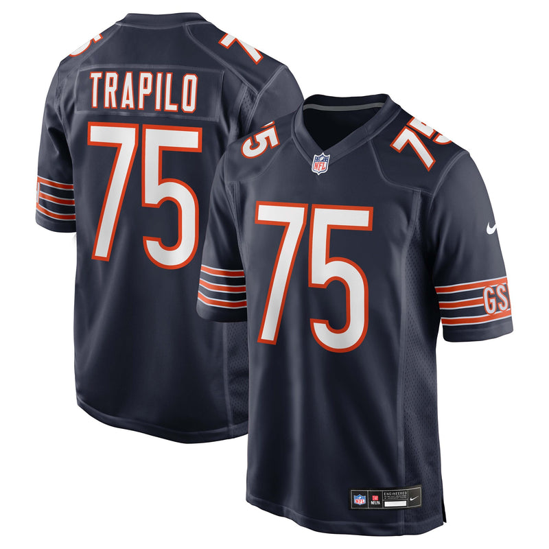 Chicago Bears Ozzy Trapilo Navy jersey – view 1