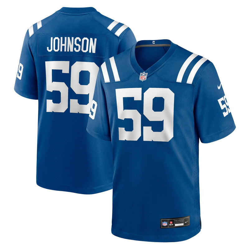 Indianapolis Colts Buddy Johnson Royal jersey – view 1